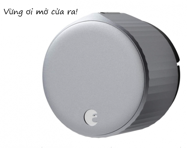 Khóa Thông minh August Kết nối wifi Mở cửa bằng giọng nói