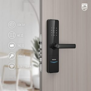 Khoá vân tay kết nối wifi Philips DDL603E