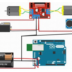 Kit Arduino cho xe 3 bánh tránh vật cản