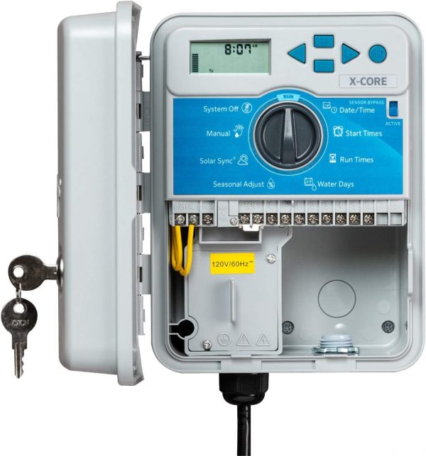 71nqf50SXXL._AC_SL1500_ Bộ điều khiển tưới ngoài trời 6 trạm Hunter Sprinkler XC600 X-Core