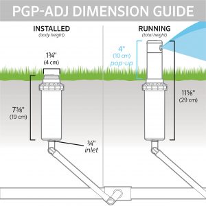Béc tưới Hunter  PGP-ADJ Rotor