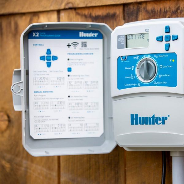 HunterX2(4) Bộ điều khiển tưới ngoài trời 4 trạm Hunter  Hydrawise X2-400