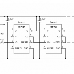 Cảm biến nhiệt độ đầu ra kỹ thuật số TMP107-Q1