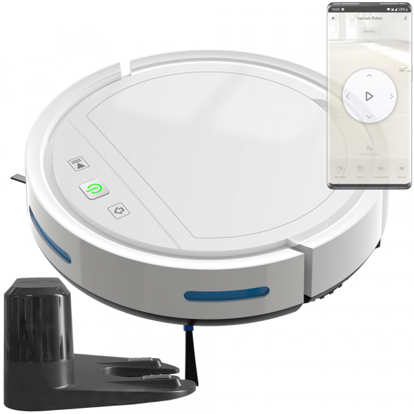 118HW(4) Robot Hút Bụi Lau Nhà Điều Khiển qua Giọng nói 118HW