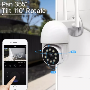 Camera An Ninh Chống Thấm Nước IP65,  Wifi Tuya Ai Hd 3mp