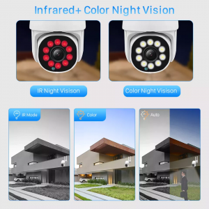 Camera An Ninh Chống Thấm Nước IP65,  Wifi Tuya Ai Hd 3mp