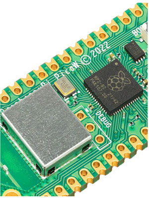 RaspPicoW(3) Raspberry Pi Pico W RP2040 Microcontroller  Board